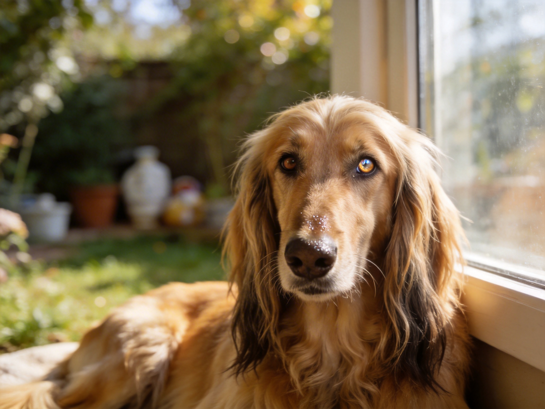 How to Pet Afghan Hound