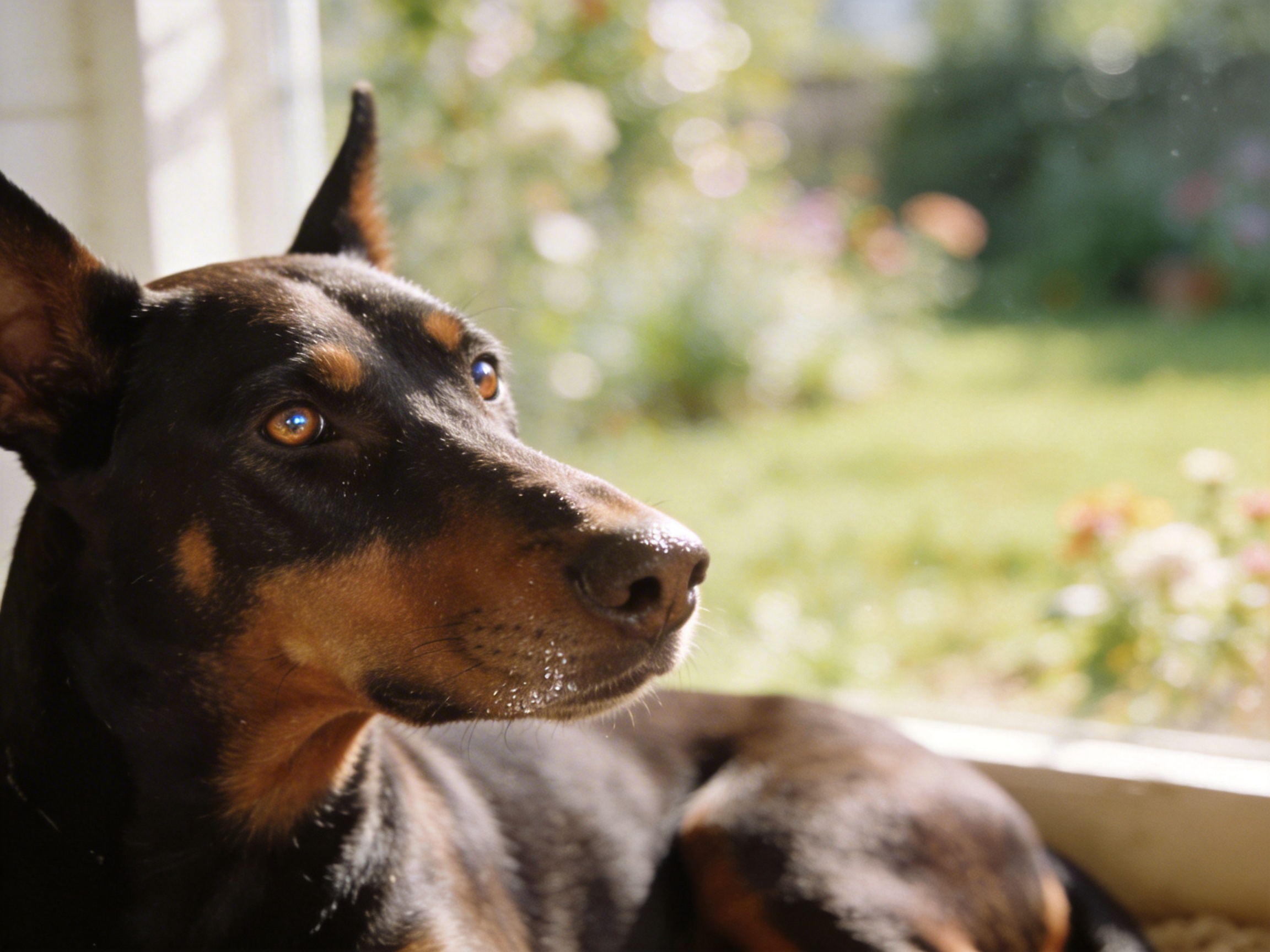 How to Pet Doberman Pinscher