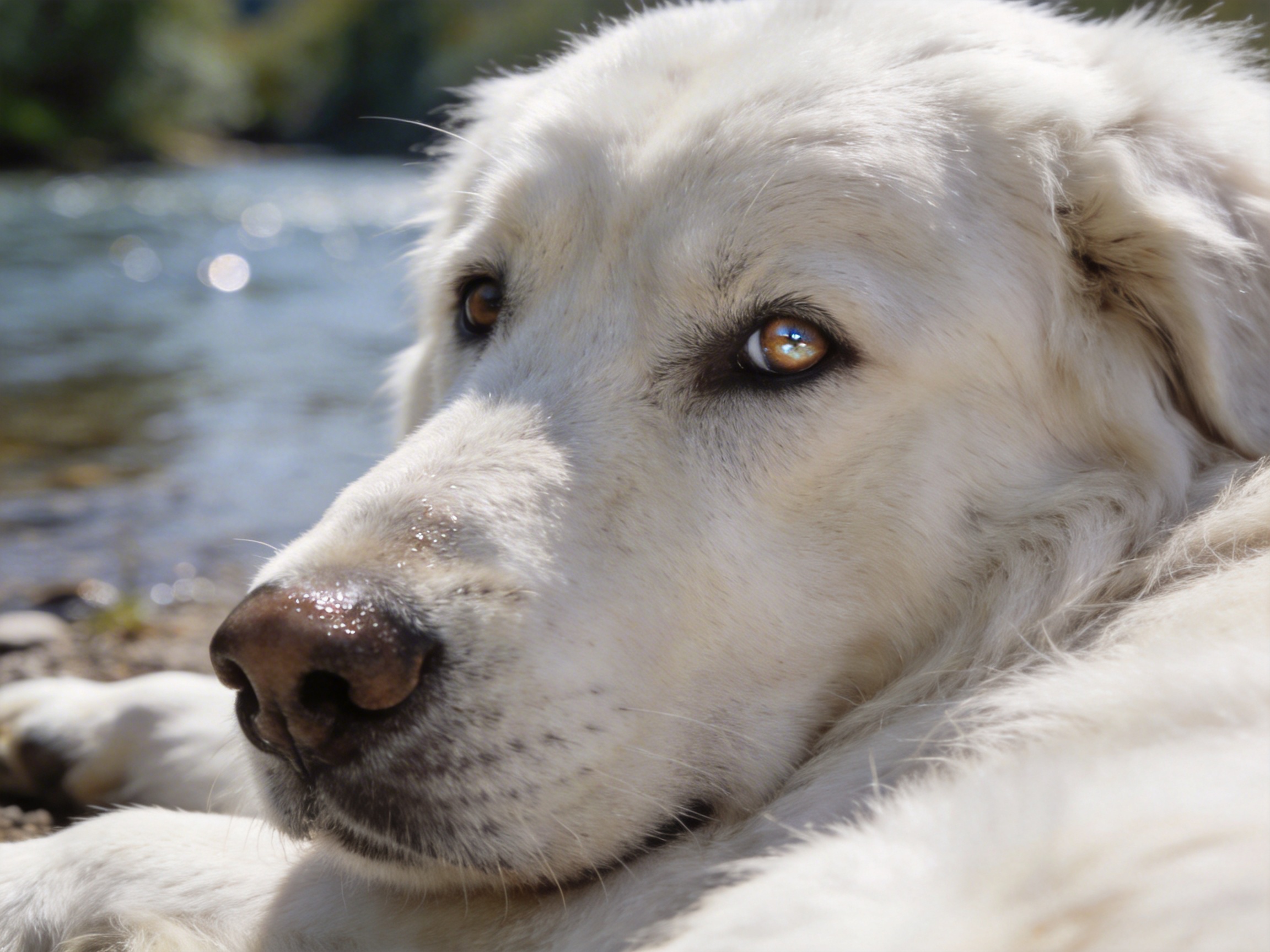 How to Pet Great Pyrenees