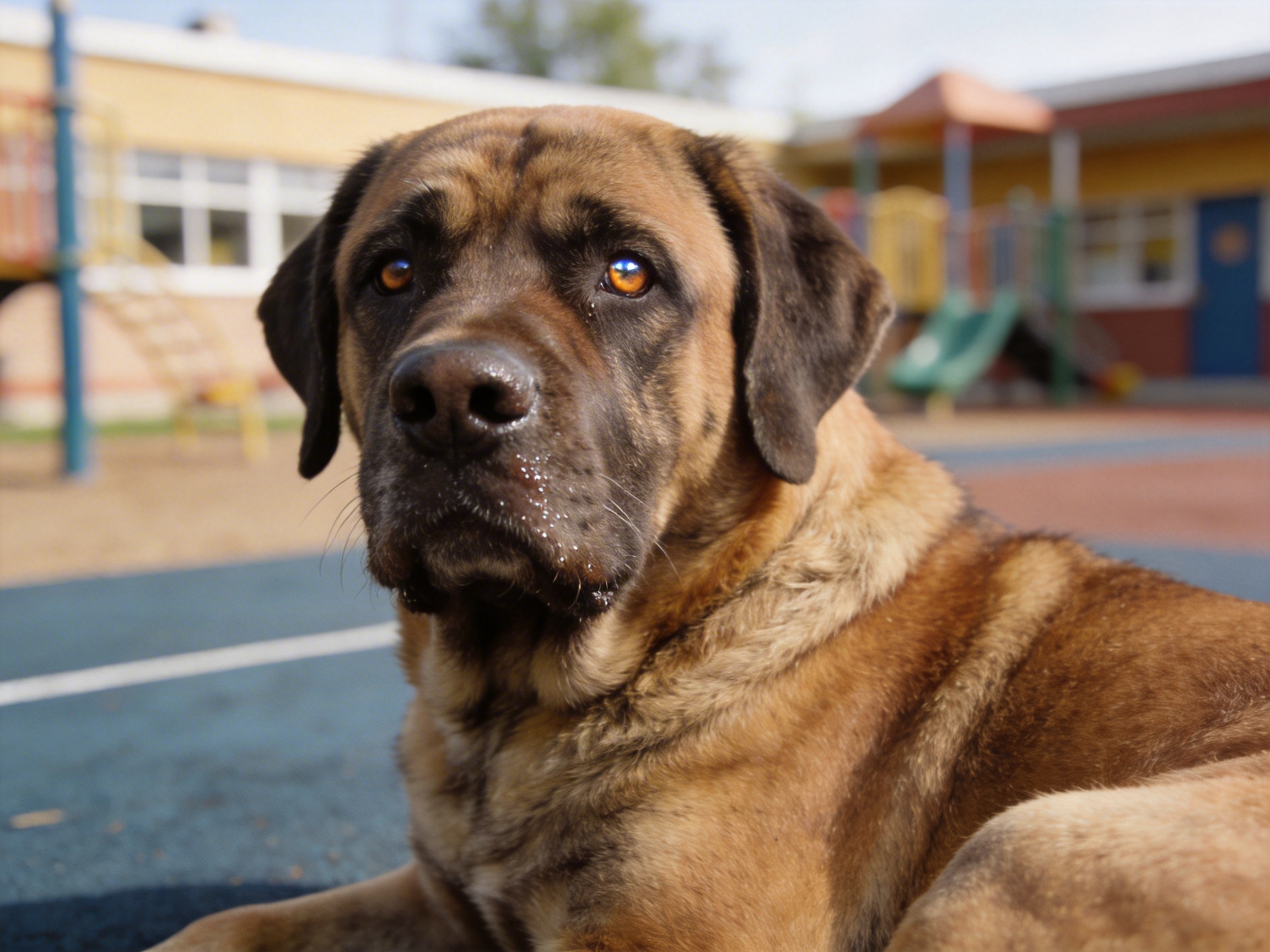 How to Pet Mastiff