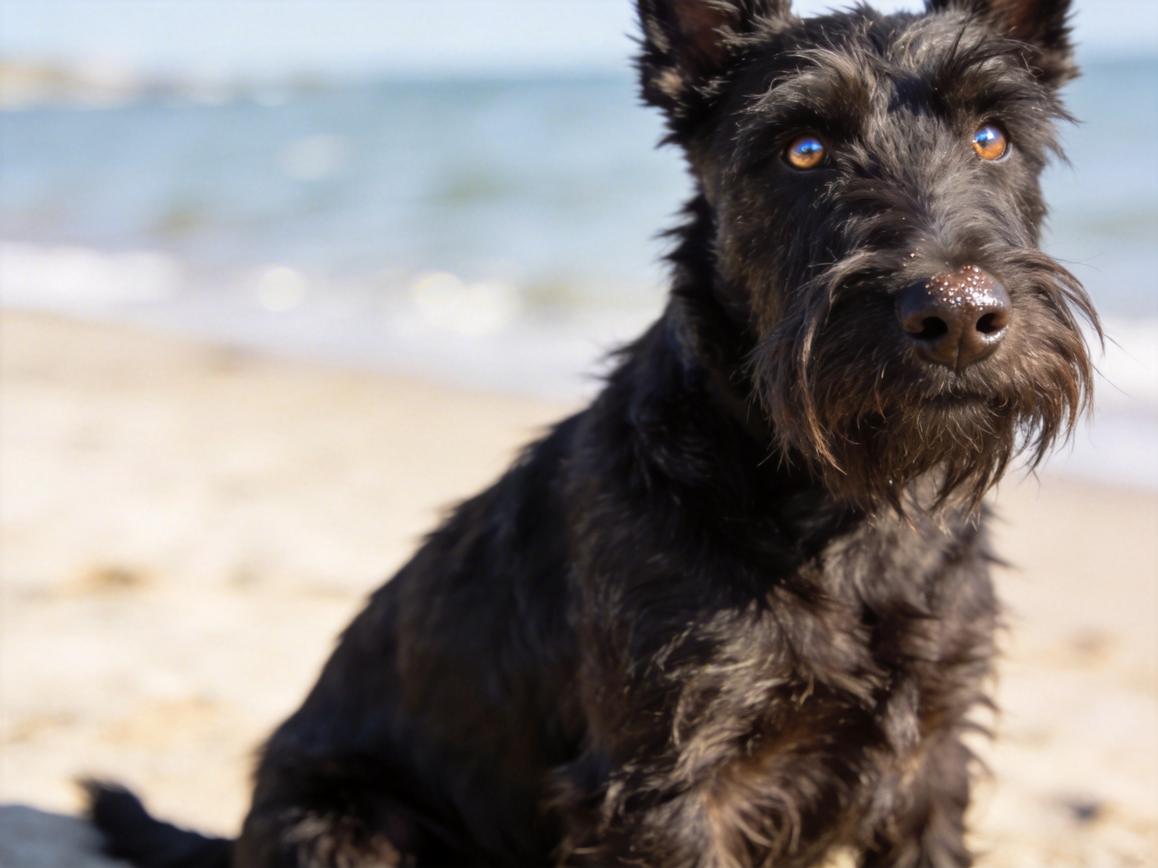How to Pet Scottish Terrier