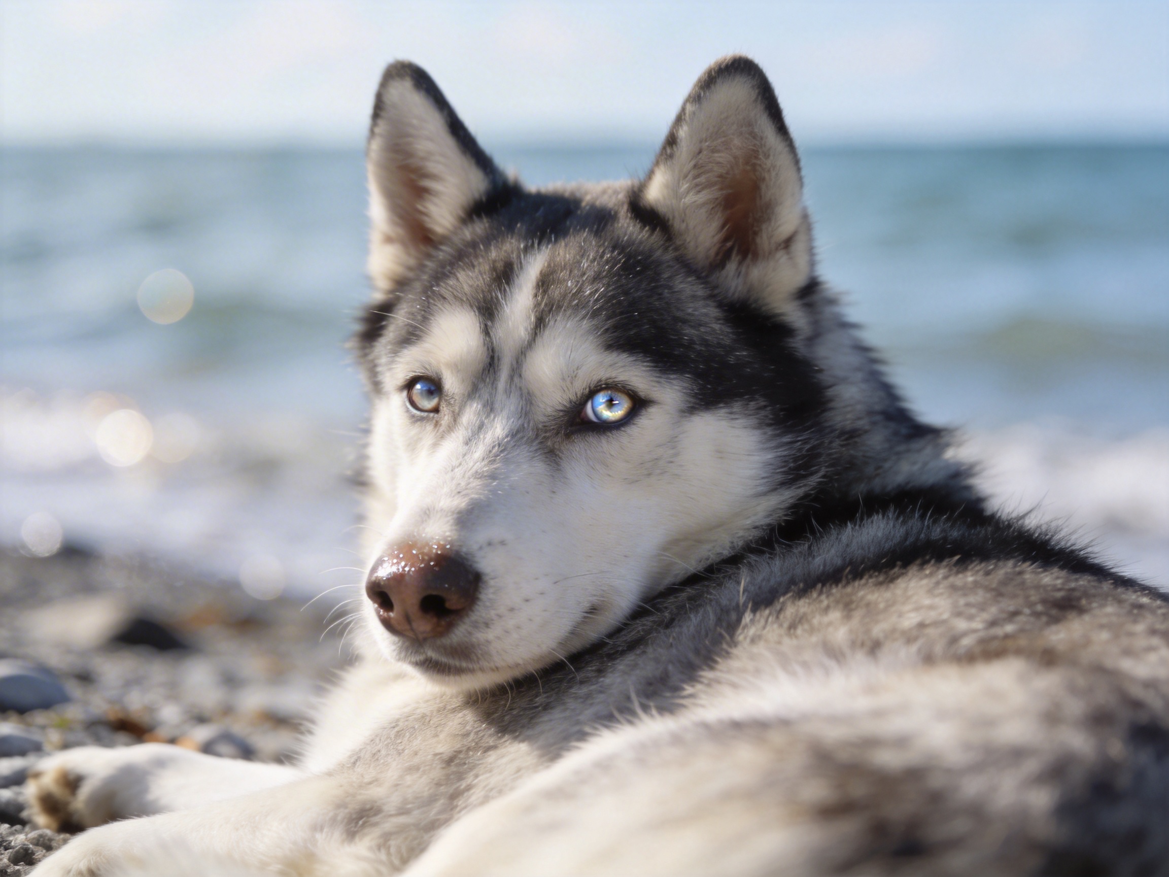 How to Pet Siberian Husky