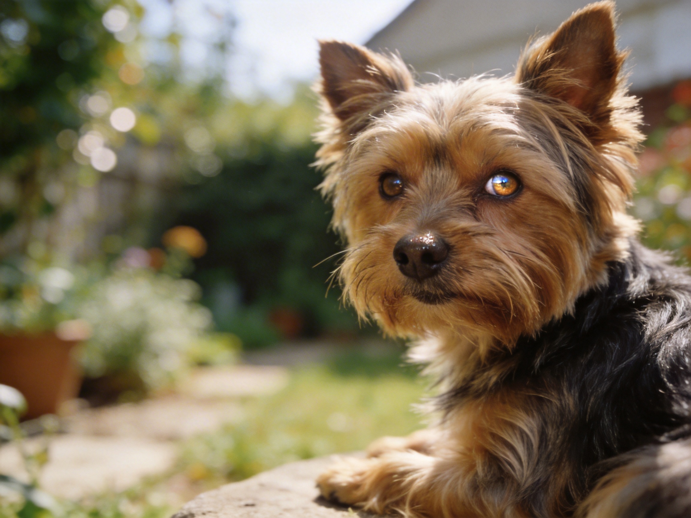How to Pet Yorkshire Terrier